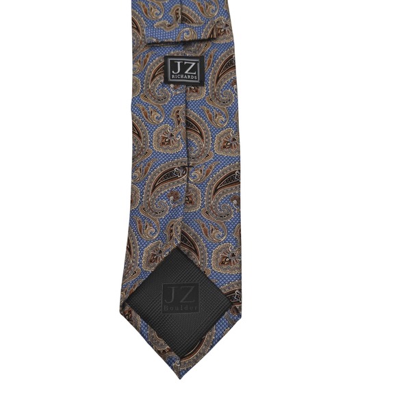 Lot of 6 Men's Silk Dress Ties JZ Richards Brooks Brothers Saks Paisley Striped - Picture 14 of 14